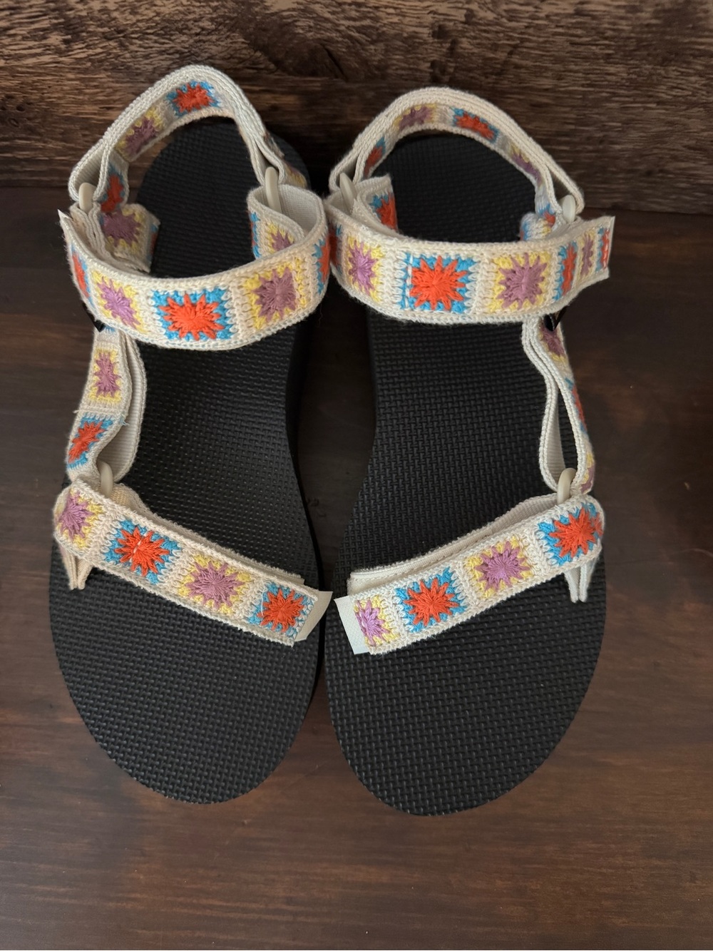 Teva Flatform Crochet (Anthro)